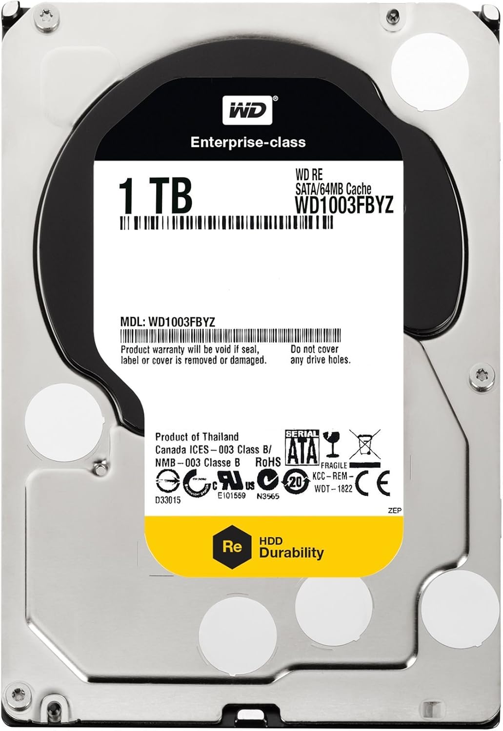 1 TB SATA III 7200 RPM 64 MB Cache Enterprise Hard Drive Q197095