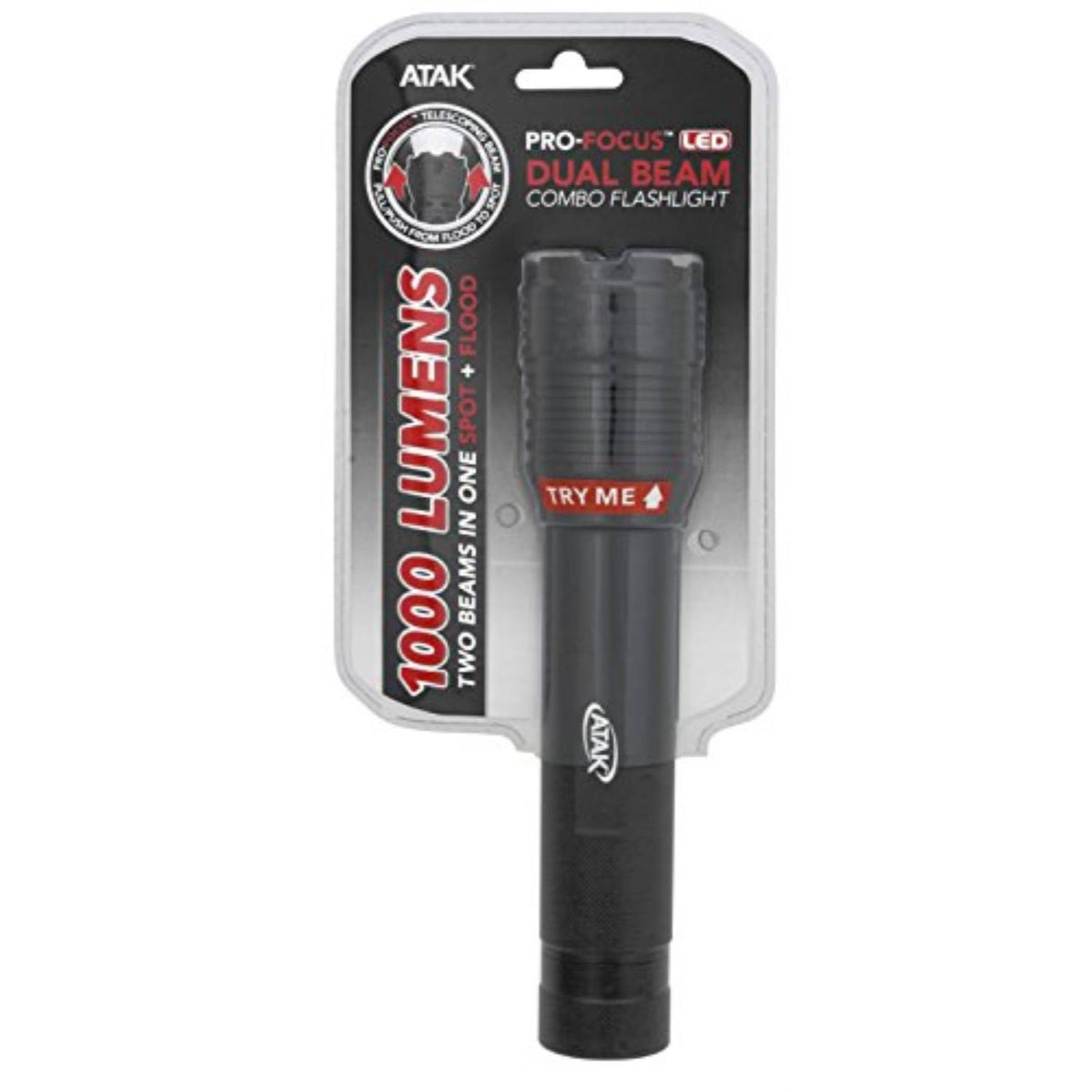 1000 Lumen Heavy Duty Black Flashlight C44183