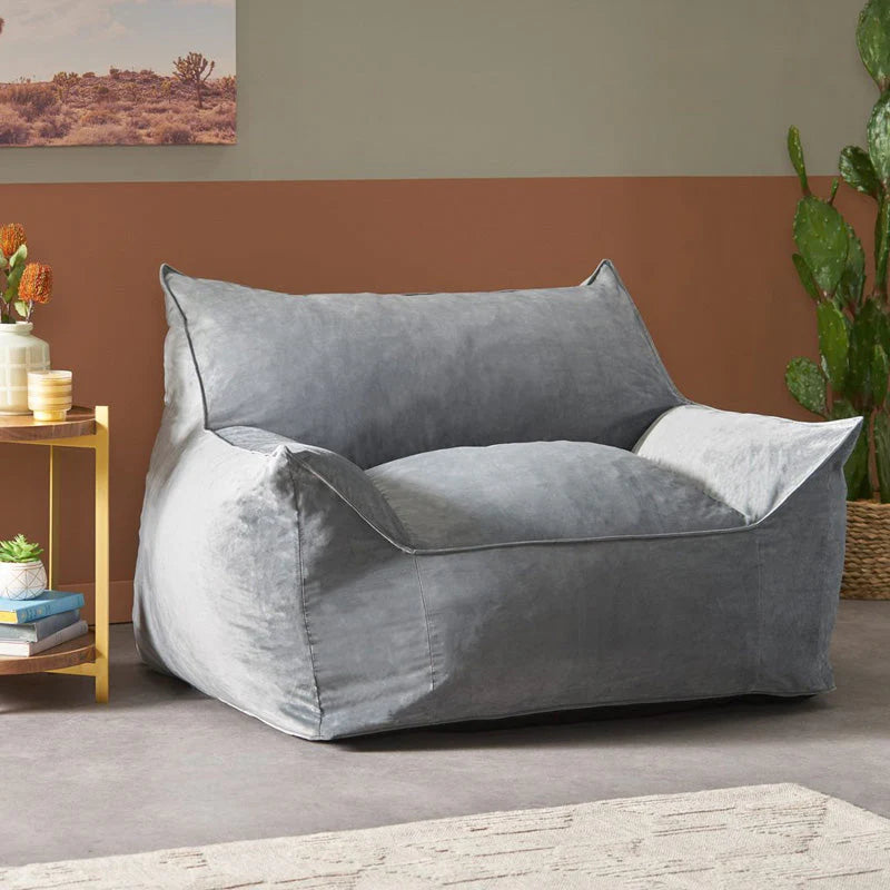 Velveteen Bean Bag Floor Chair T368368