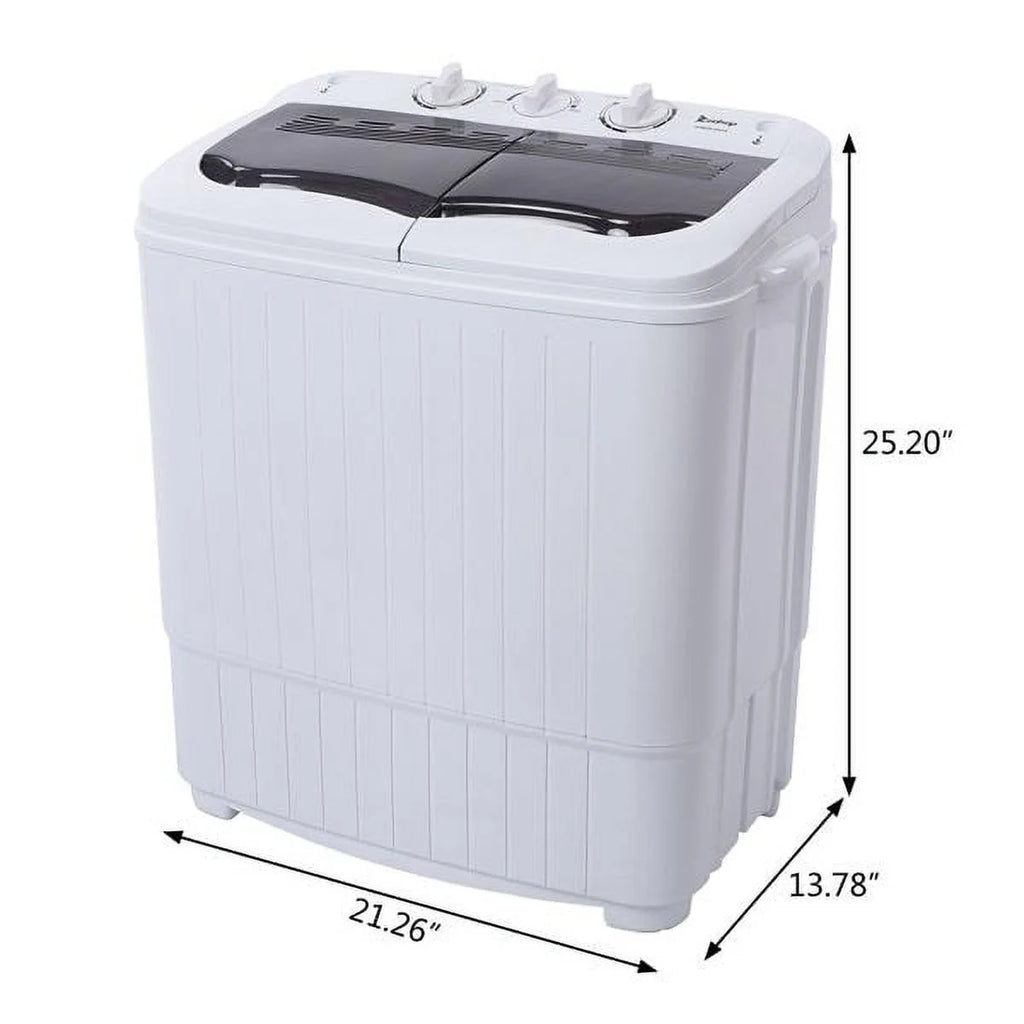 Portable 14.3lbs Washing Machine with Drain Pump F281