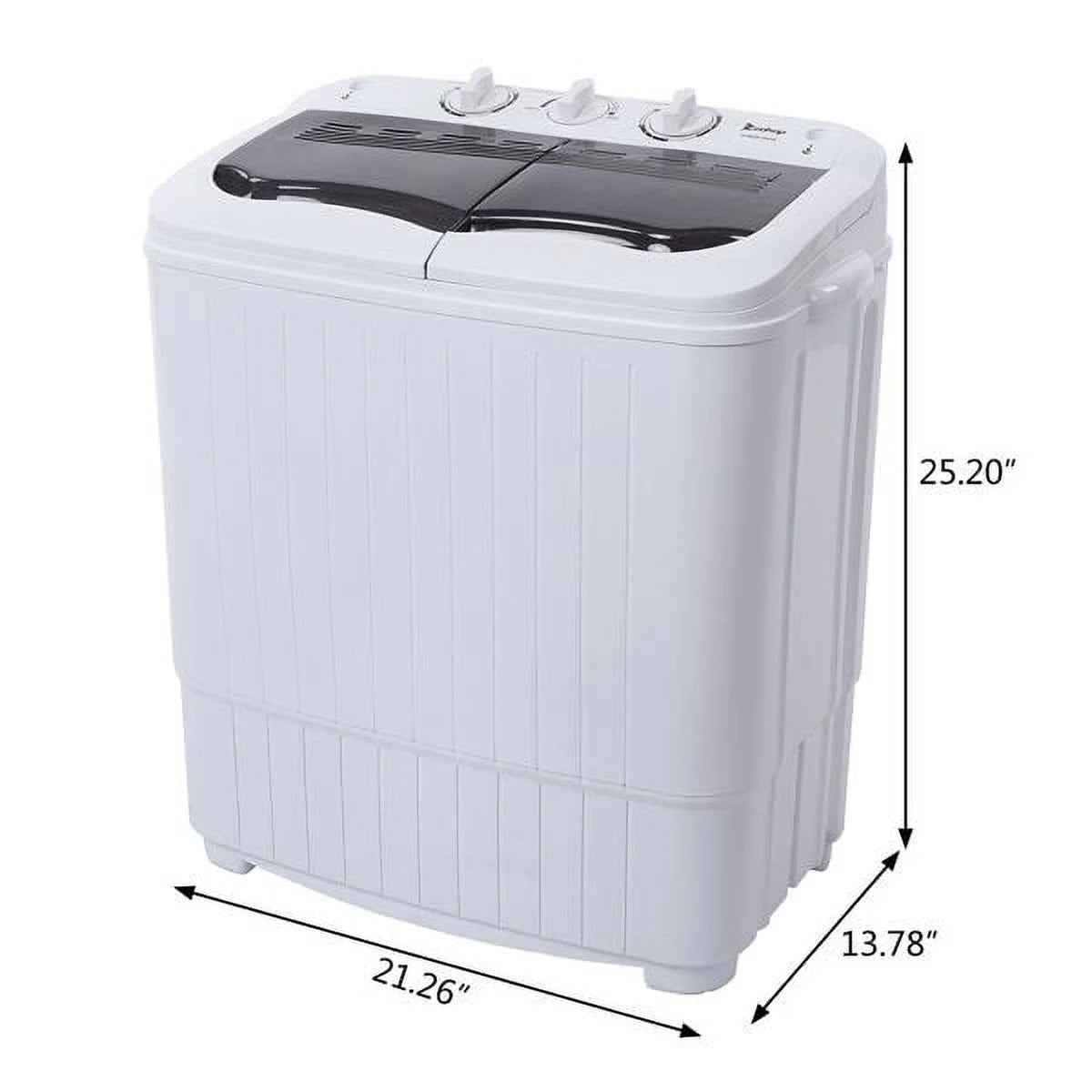 Portable 14.3lbs Washing Machine with Drain Pump F281