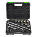 1/2 in. Drive Metric Socket Set, 16-Piece N99062