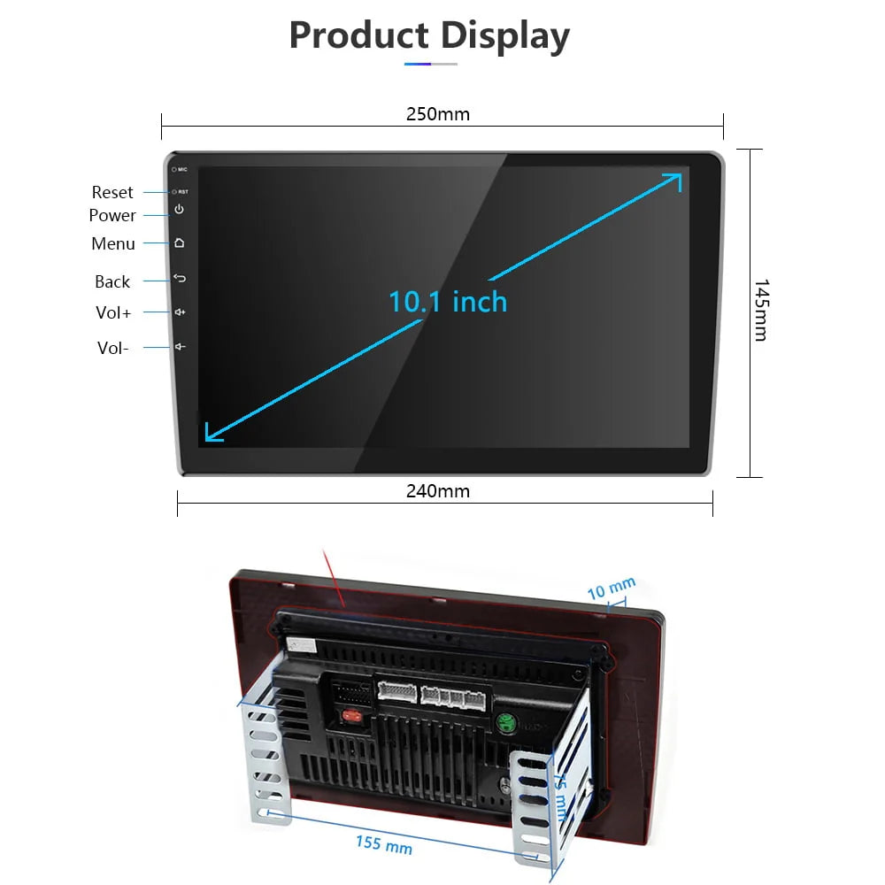 10 inch Android Car Stereo Touch Screen with Rear View Camera I944
