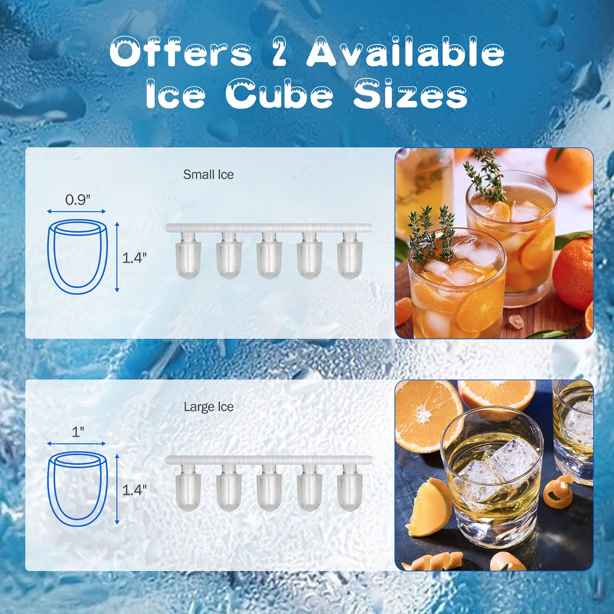 Countertop Ice Maker Self-Cleaning Black G697920