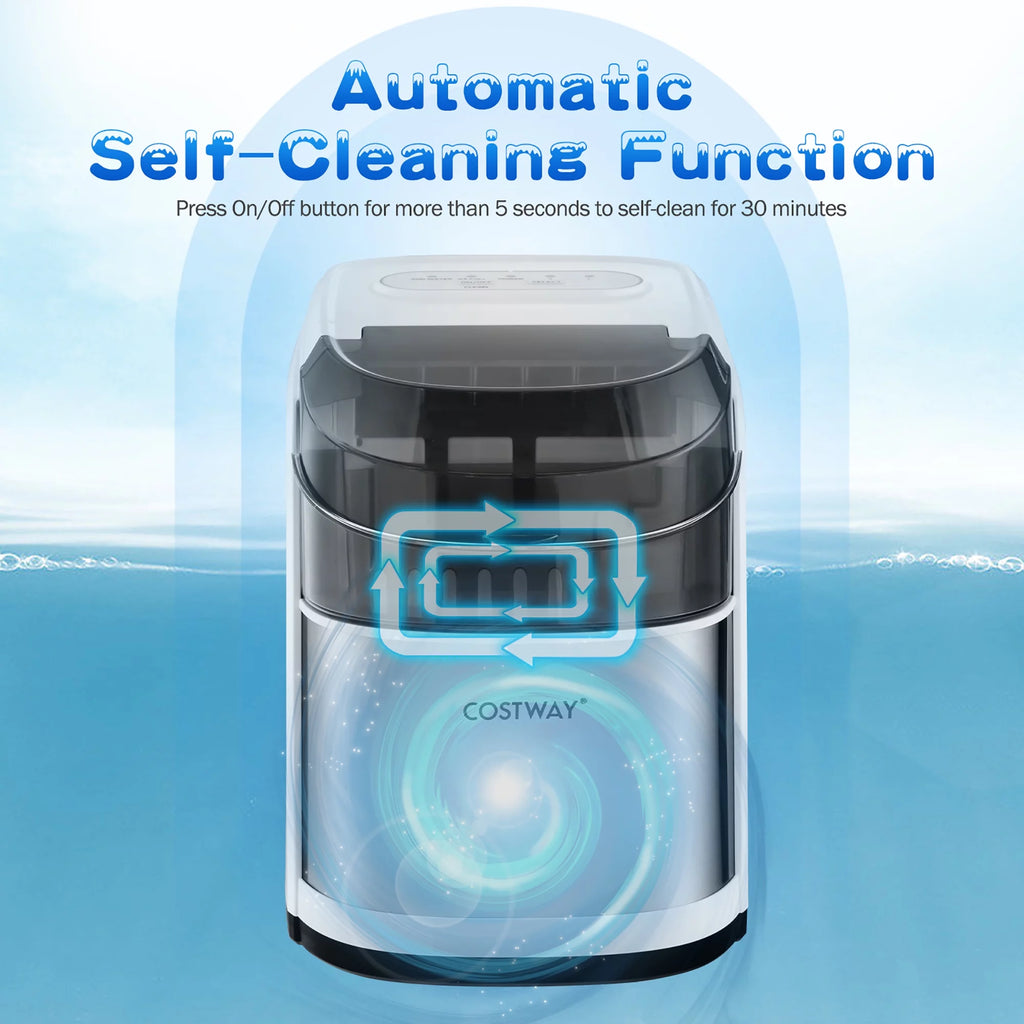 Countertop Ice Maker Self-Cleaning Black G697920