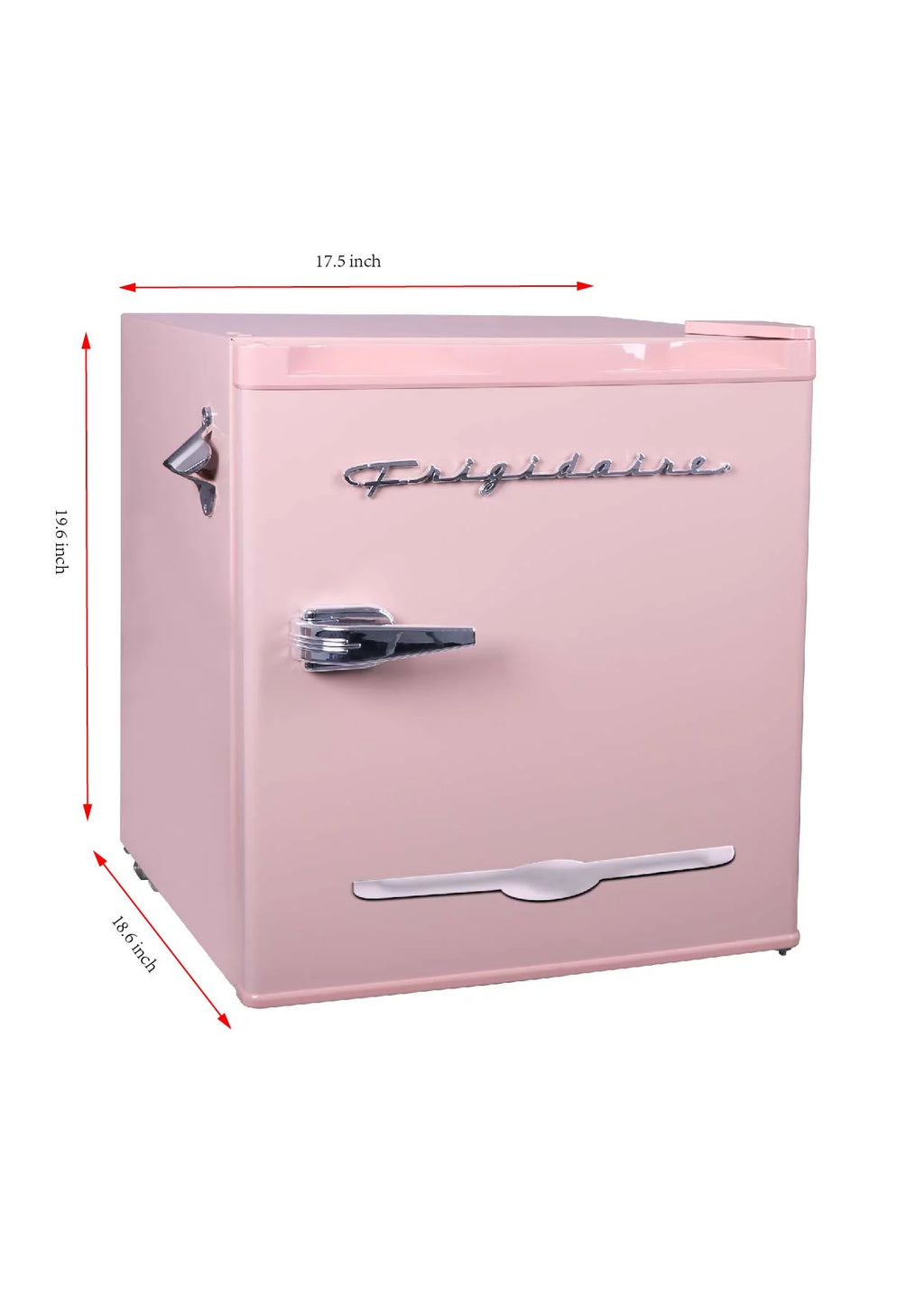1.6 Cu ft. Retro Compact Refrigerator with Side Bottle Opener Y7563