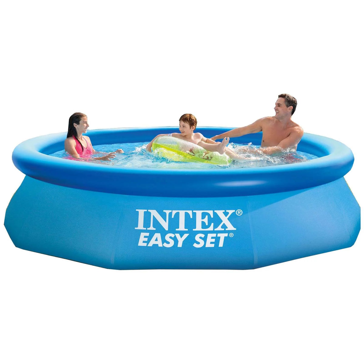 10ft Round Pool Cover & Easy Set Inflatable Pool V948447