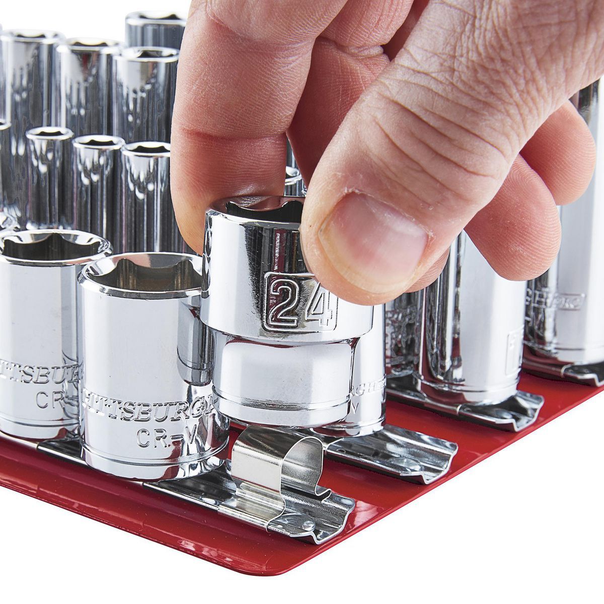 1/4 in., 3/8 in., and 1/2 in. Socket Tray - SAE P480