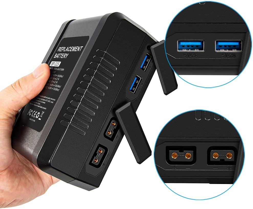 115Wh 7800mAh V Mount Battery with Dual D-Tap & USB Port T80668