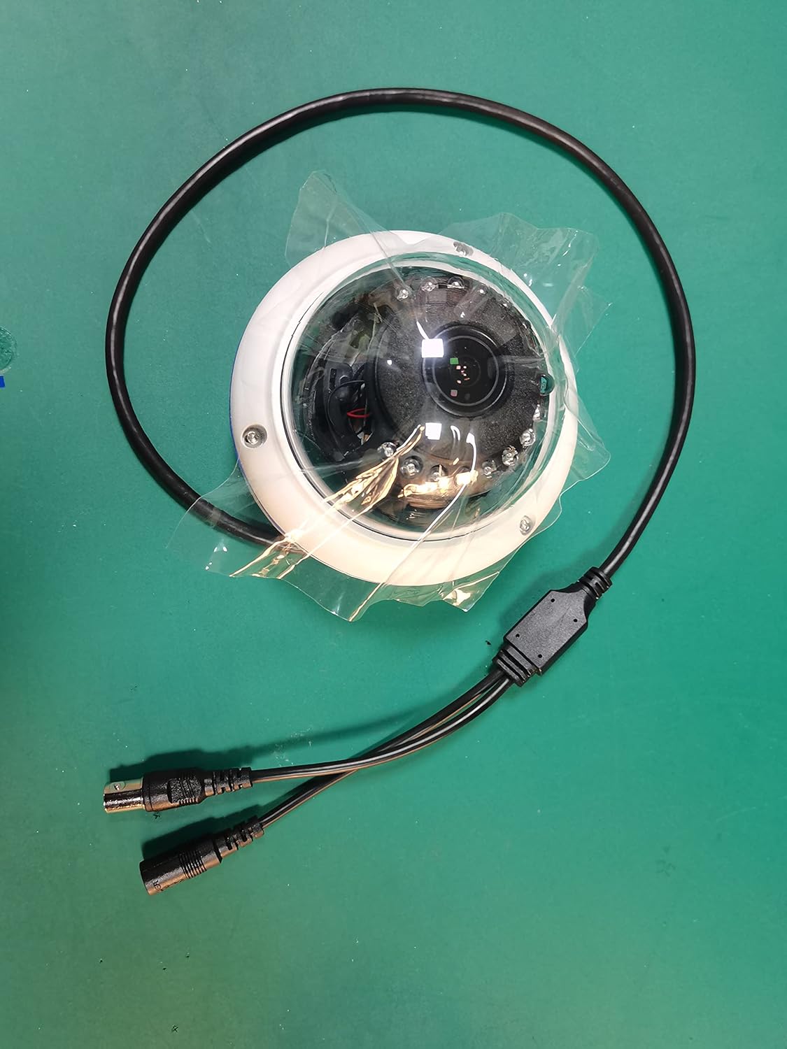 1080P 2MP 180 Degree Wired Coax Fisheye Dome Camera P25717