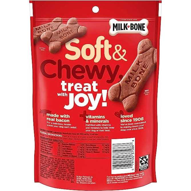 Soft Chewy Bacon Dog O9976
