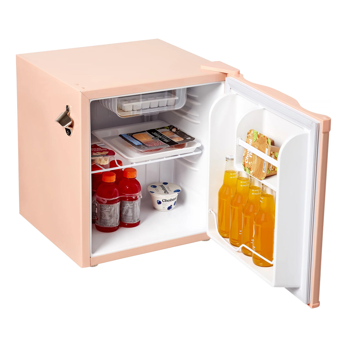 1.6 Cu ft. Retro Compact Refrigerator with Side Bottle Opener Y7563