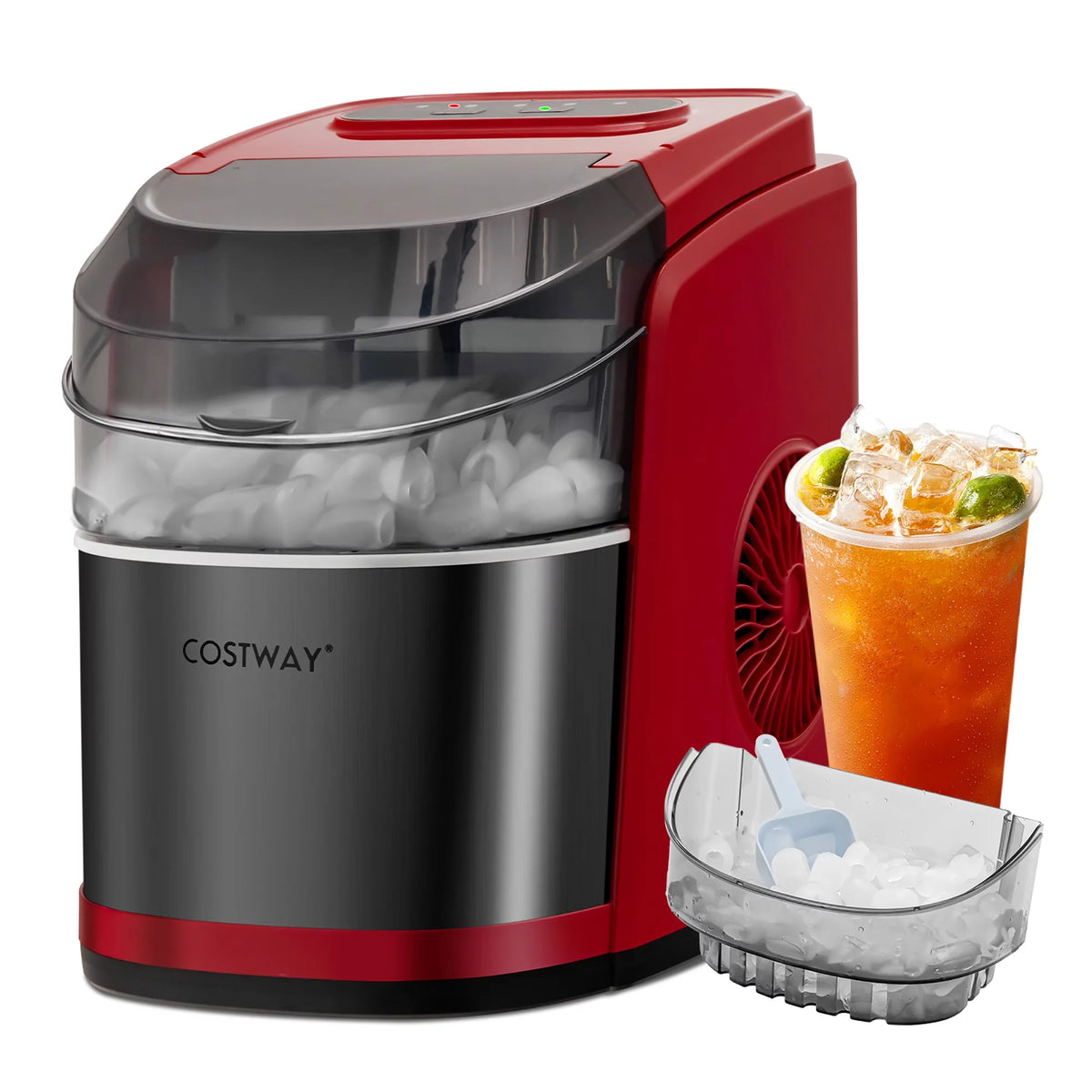Countertop Ice Maker Self-Cleaning Black G697920