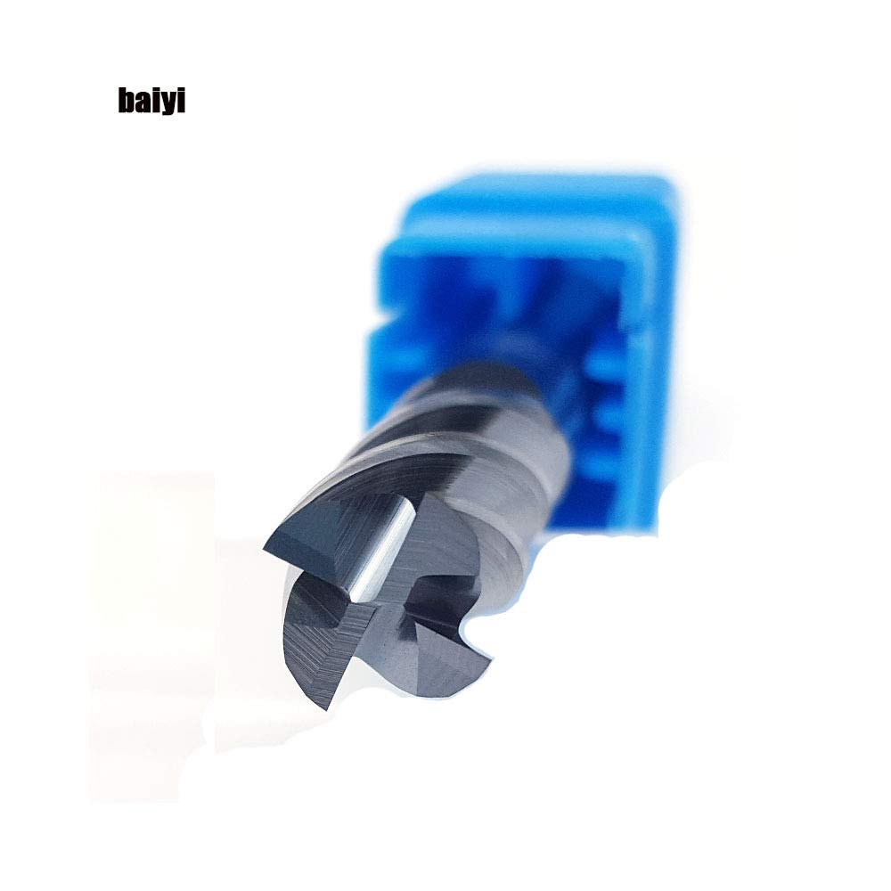 1/2 Carbide Square End Mill 4 Flute AlTiN Coating Pack of 2 V199