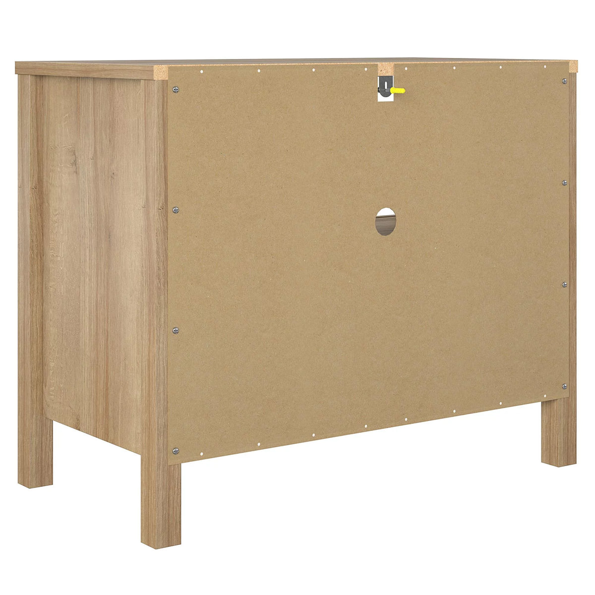 1-Drawer Nightstand with Faux Rattan A225