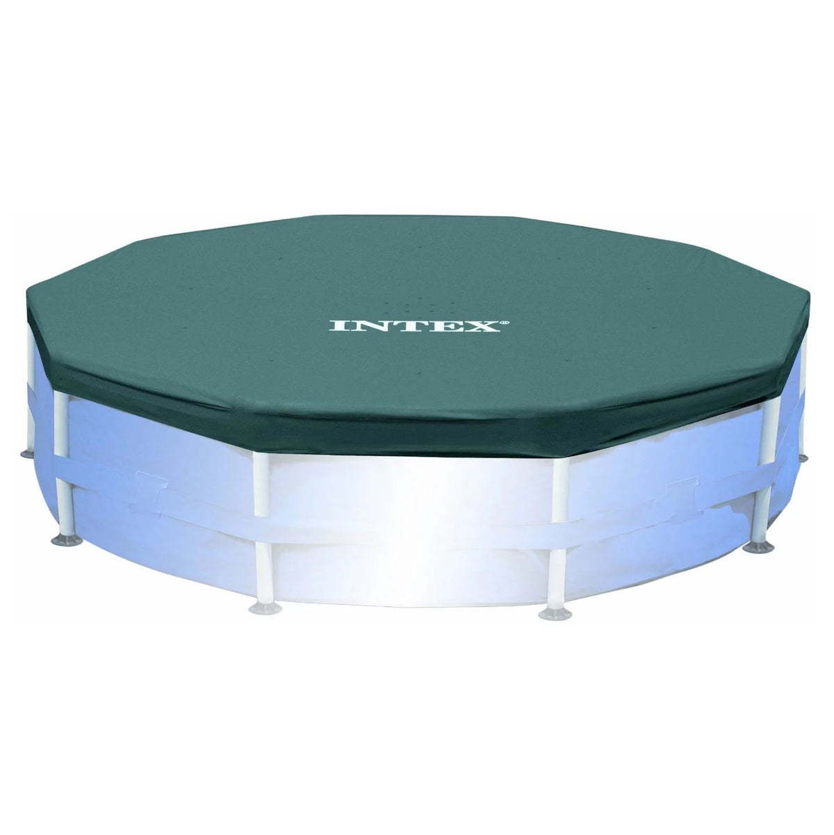 10ft Round Pool Cover & Easy Set Inflatable Pool V948447