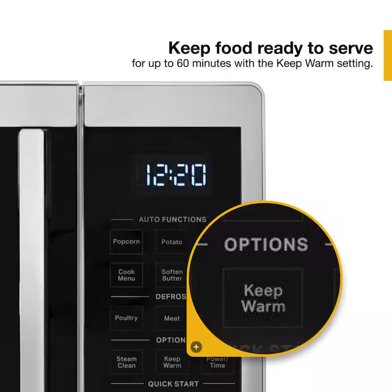0.9 cu. ft. Stainless Steel Countertop Microwave Q131322