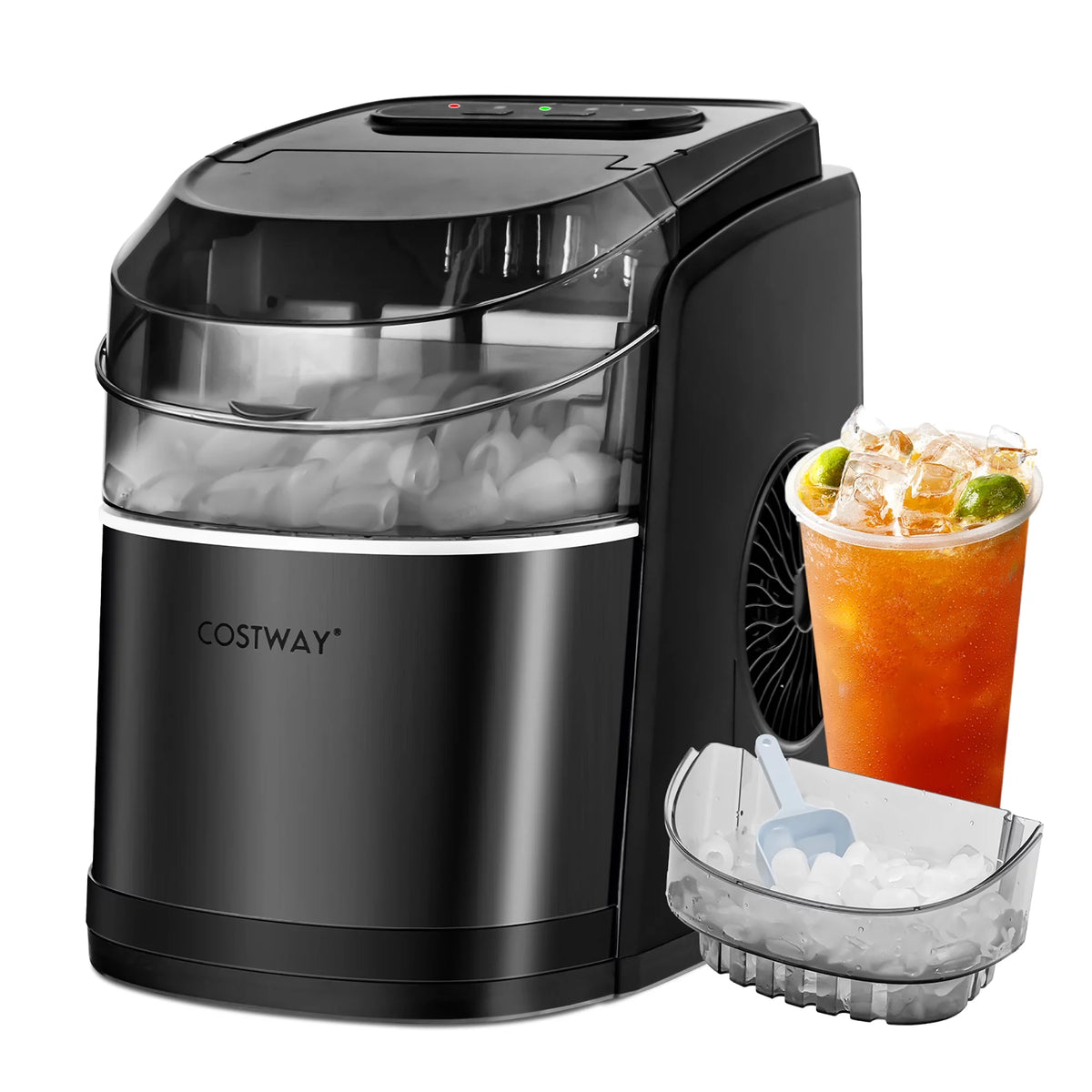 Countertop Ice Maker Self-Cleaning Black G697920