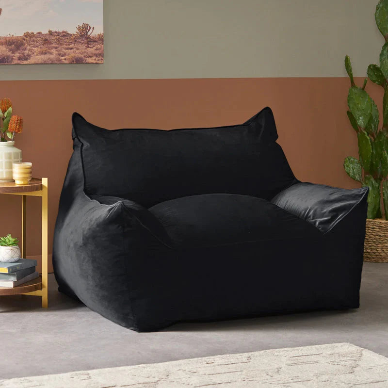 Velveteen Bean Bag Floor Chair T368368