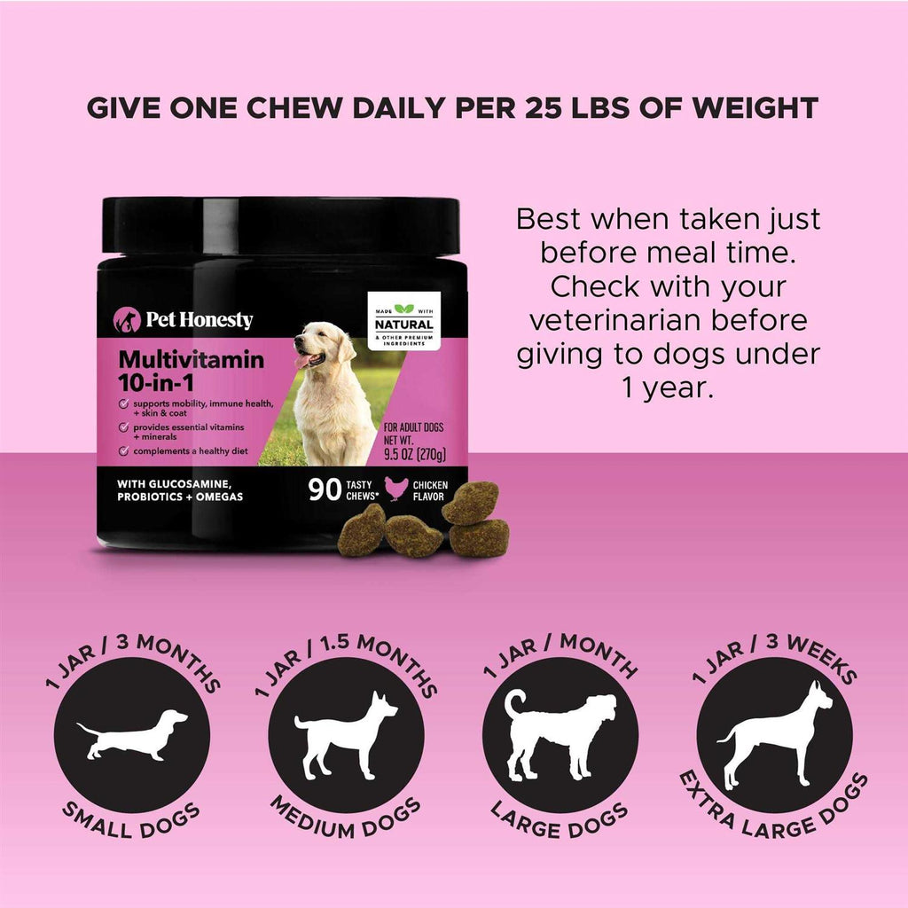 10 in 1 Multivitamin Glucosamine Soft Chews L68823